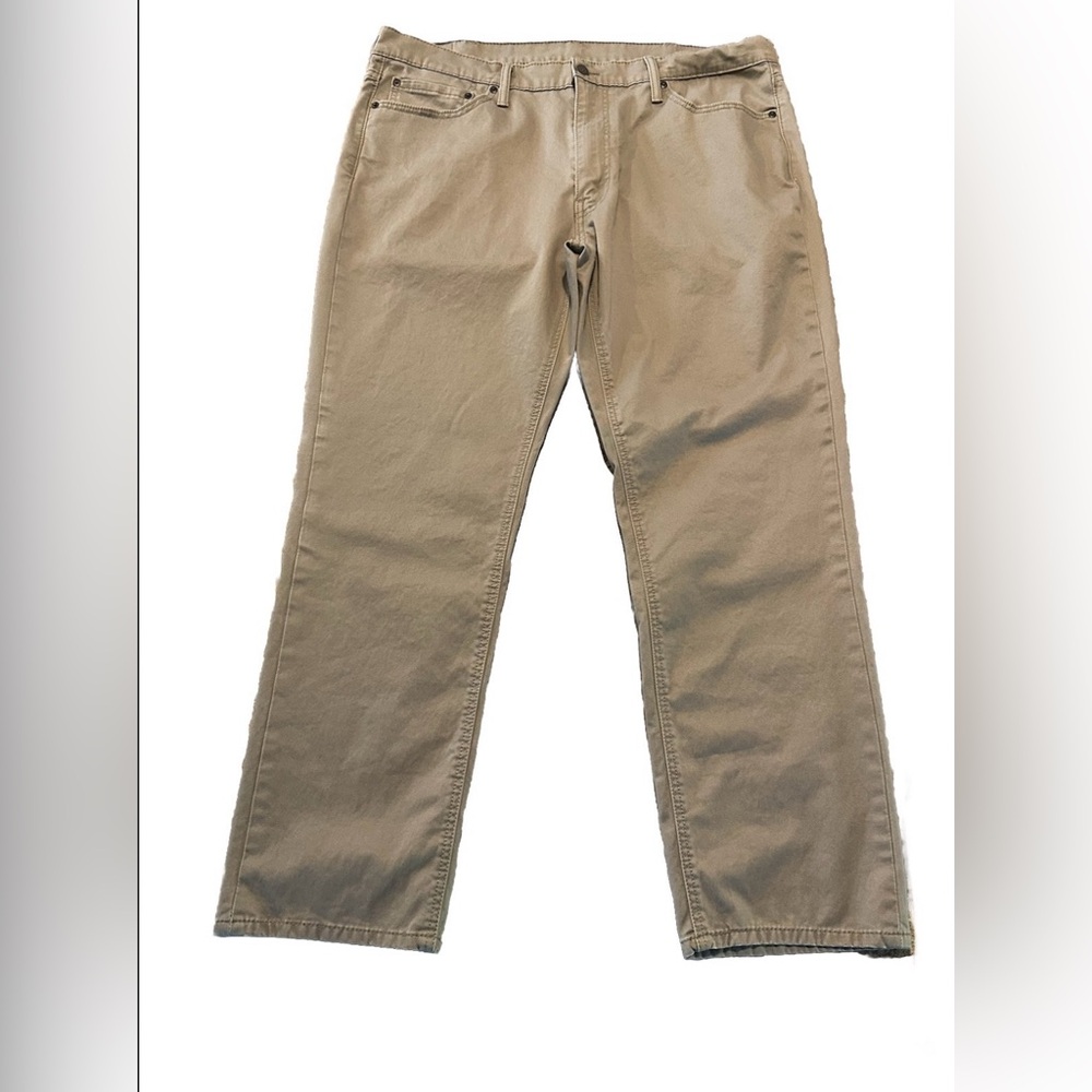 Levis 541 Khaki Tan Straight Leg Pants Mens Size 38x32